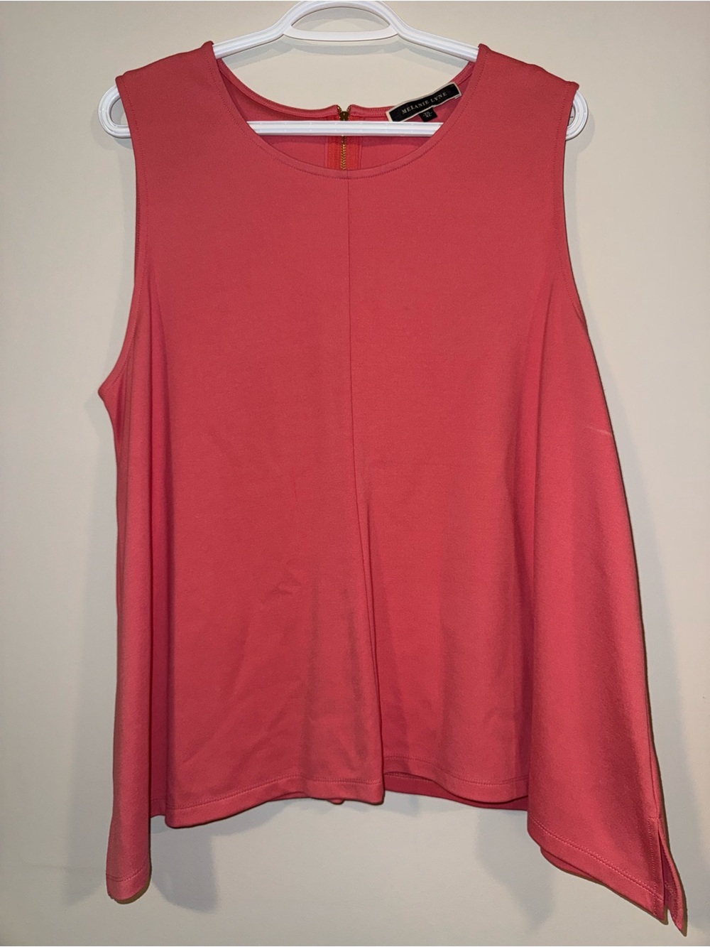 Coral Sleeveless Swing Tank